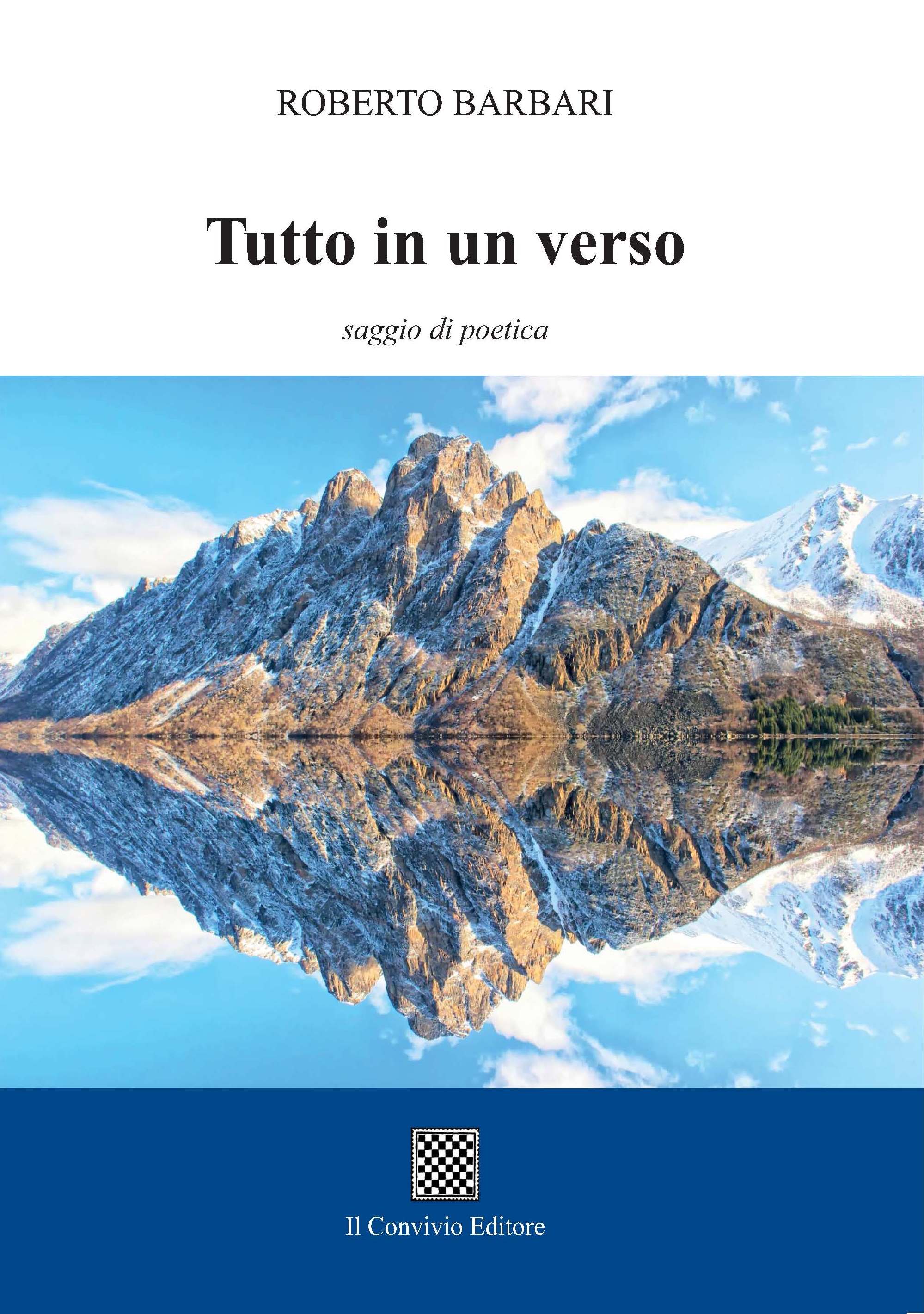 Copertina di Tutto in un verso (saggio di poetica)