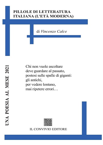 Copertina di Pillole di letteratura italiana (l’età moderna)