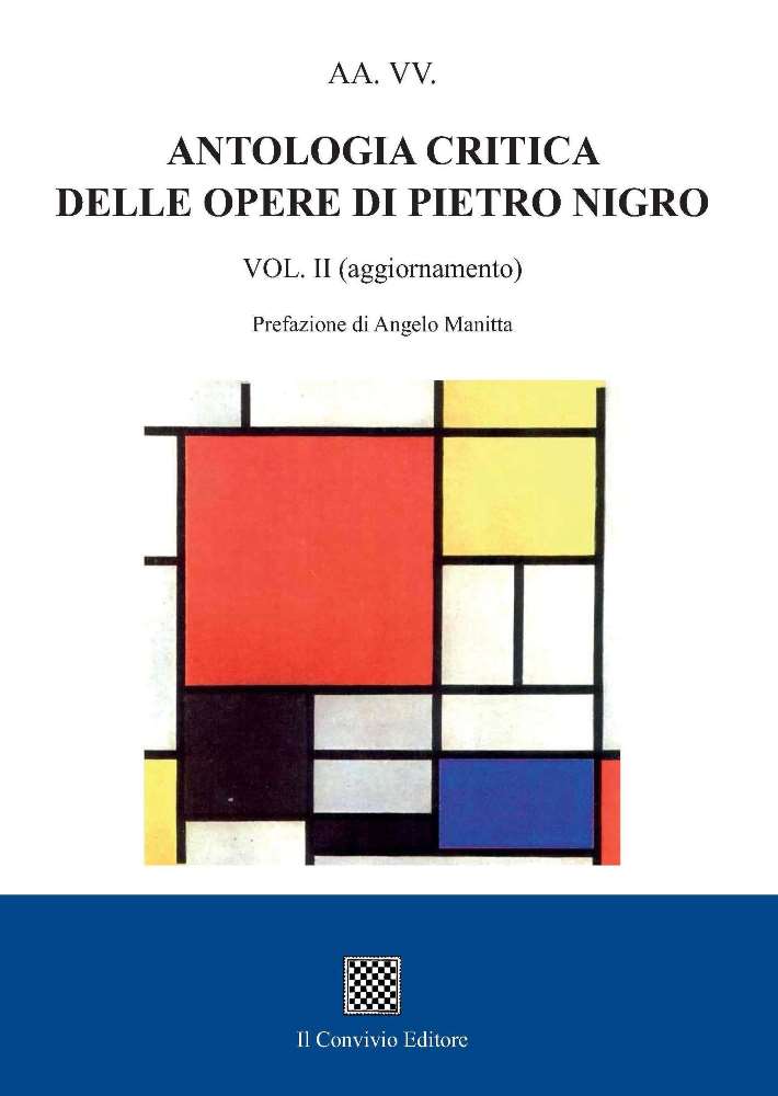 Copertina di Antologia critica delle opere di Pietro Nigro (vol. II – aggiornamento)