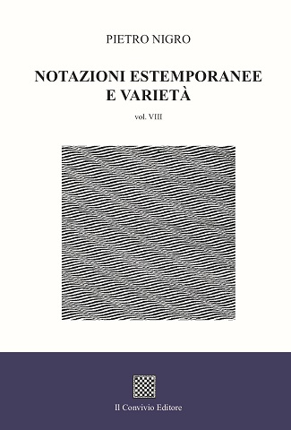 Copertina di Notazioni estemporanee e varietà ‒ vol. VIII