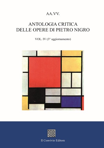 Copertina di  Antologia critica delle opere di Pietro Nigro – VOL. IV